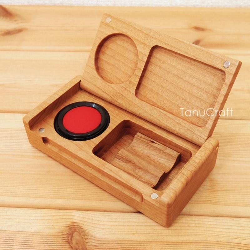 木製印鑑ケース（朱肉付き） | 4枚目